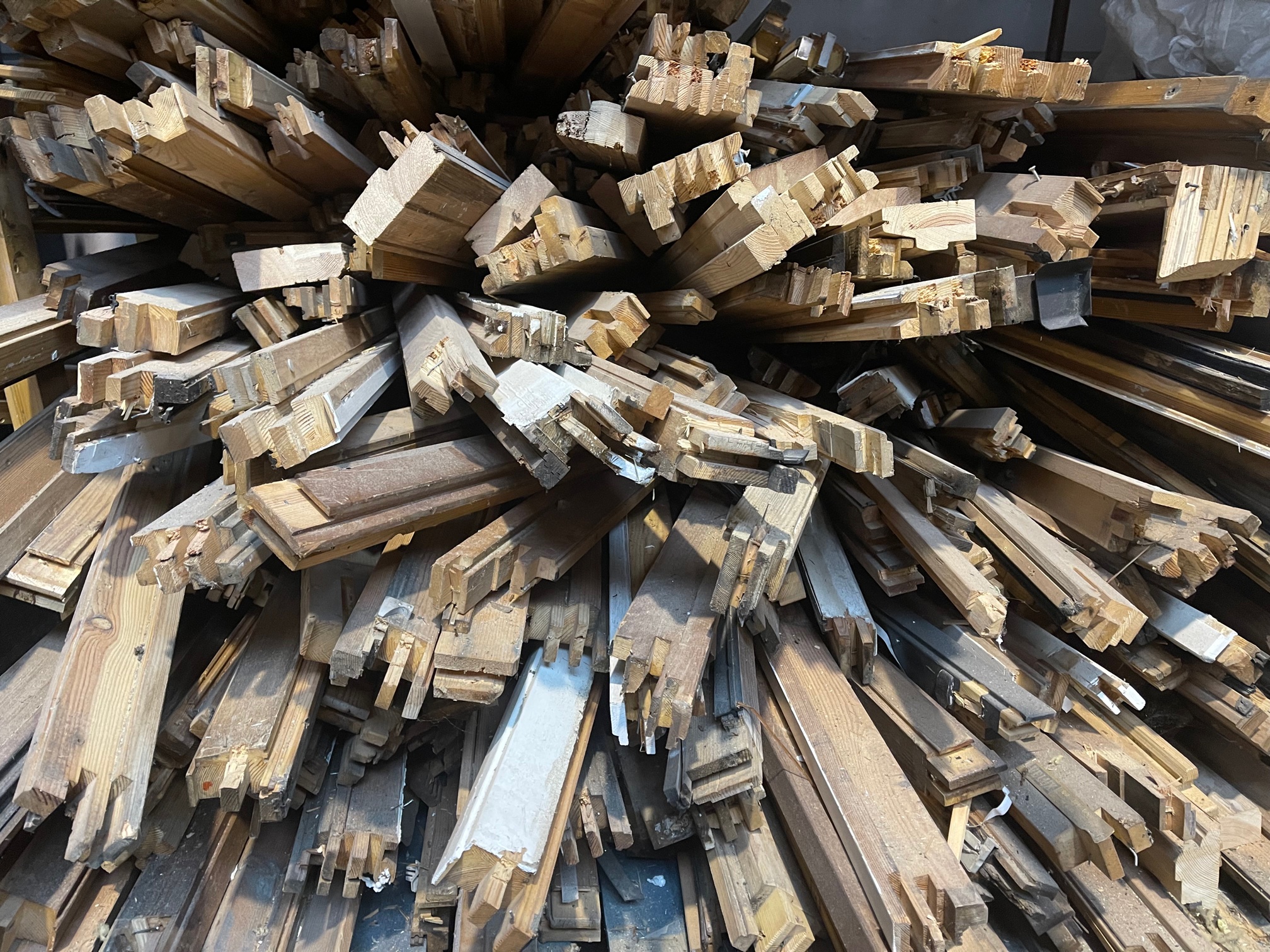 DaglichtCenter afvalstroom VELUX hout